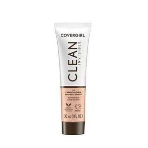COVERGIRL Clean Invisible Natural Foundation - 120 Creamy Natural - 1 oz.